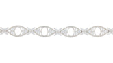 Sterling Silver Semi Mount Bracelet Setting Oval OV 9x7mm Tennis Tennis - Syzjewelry